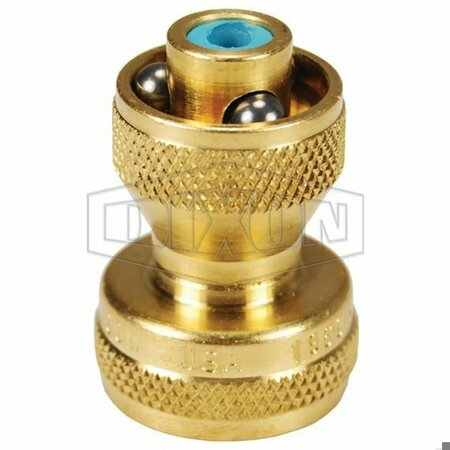 DIXON Adjust-A-Power Nozzle, 3/4 in Garden Hose Thread Connection, 100 psi Pressure, Brass, Domestic AAPN75GHT